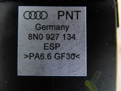 Audi TT Mk1 8N ESP Dash Switch Button 8N09271345